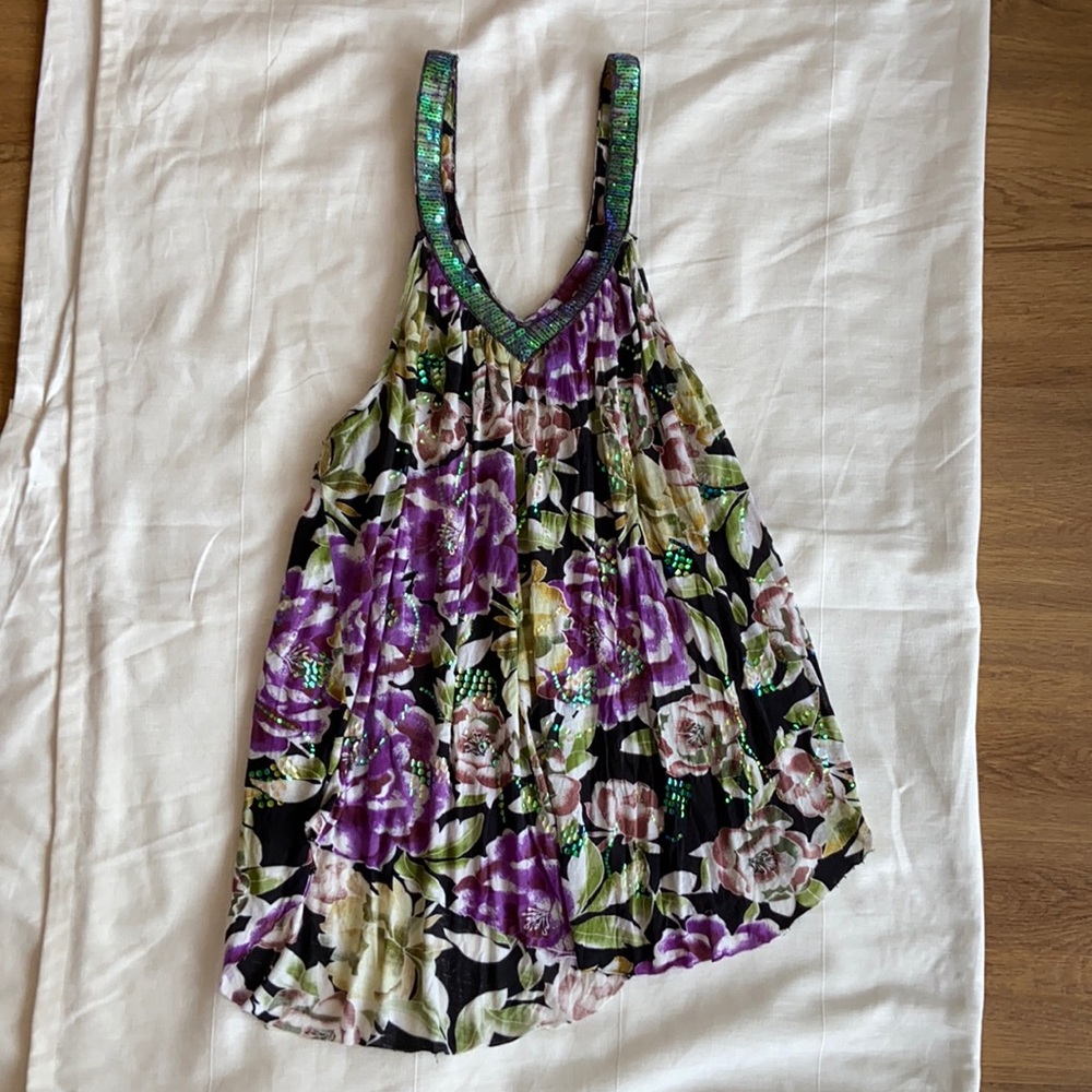 (S) Floral Free People Tanktop